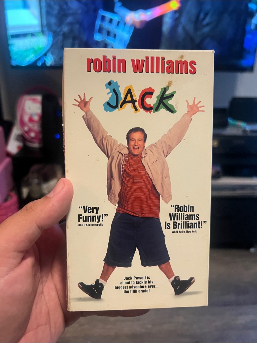 📼 4 for $10 📼 Robin Williams Jack VHS tape